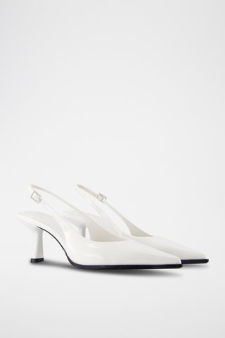 Escarpins vernis - Blanc