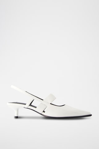 Escarpins vernis - Blanc