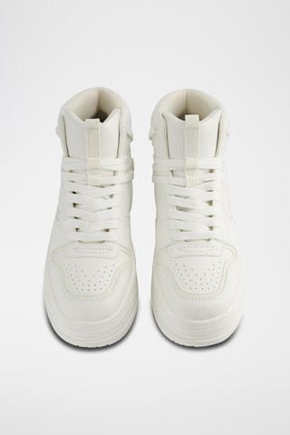 Baskets montantes plateformes - Blanc