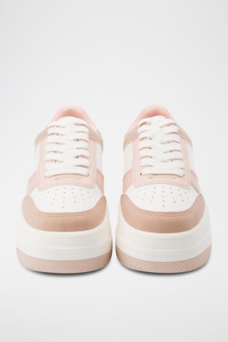 Baskets plateformes - Rose
