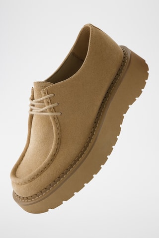 Mocassins plateformes - Camel