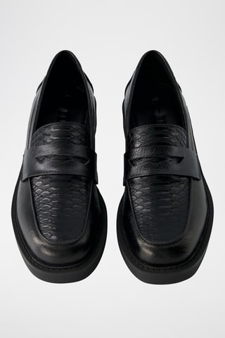 Mocassins plateformes - Noir