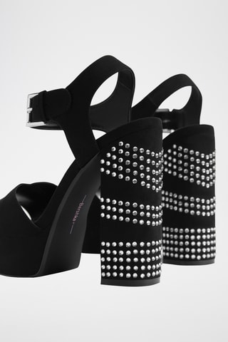 Sandales à talons - Noir