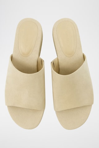Mules plateformes - Beige