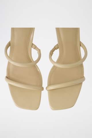 Mules à talons - Beige