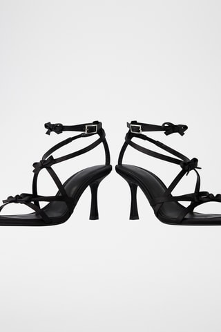 Sandales à talons - Noir