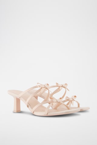 Mules à talons - Beige