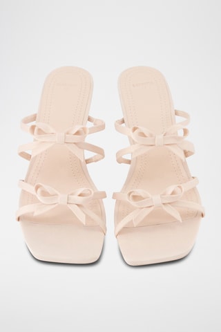 Mules à talons - Beige