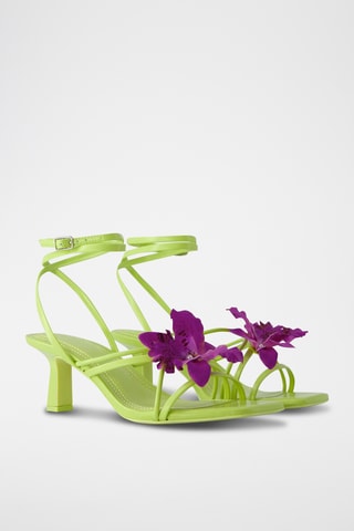 Sandales à talons - Vert