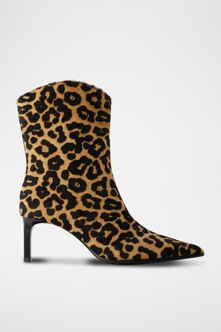 Bottines en cuir - Marron