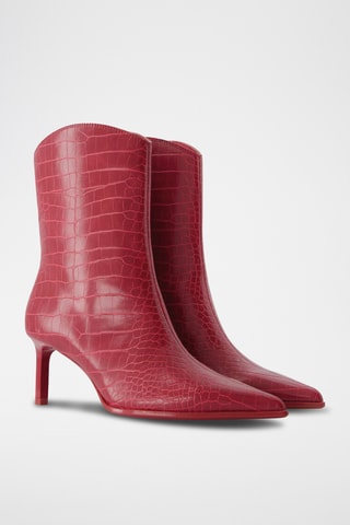 Bottines - Rouge