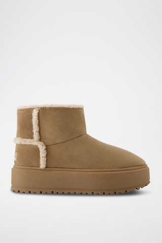Bottines fourrées - Camel