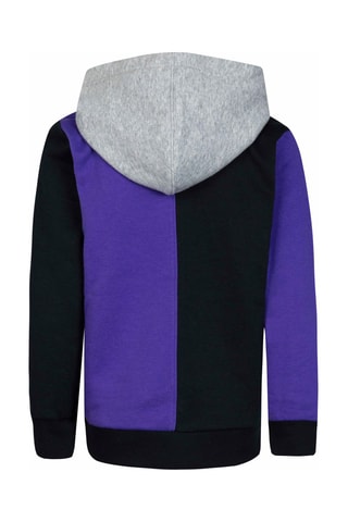 Sweat à capuche Noir et violet
