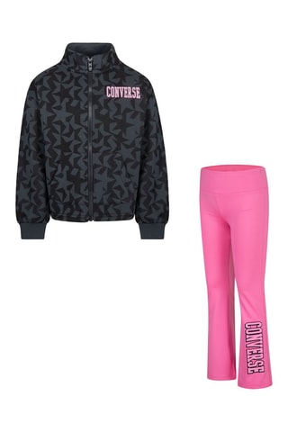 Ensemble Noir et rose