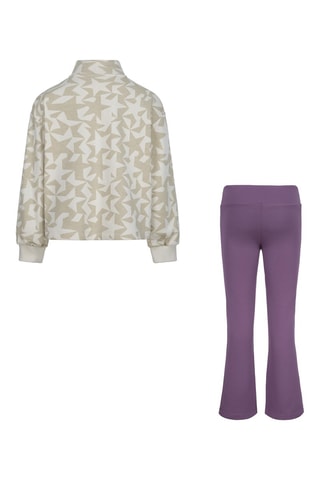Ensemble Beige et violet