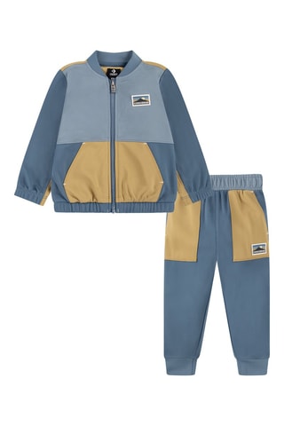 Ensemble Bleu et beige