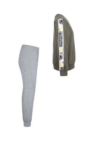 Sweat et jogging Kaki et gris clair chiné - Converse