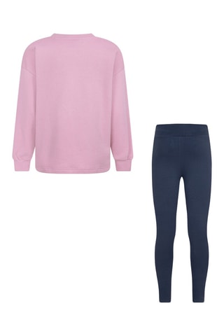 Sweat et legging - Rose et bleu marine