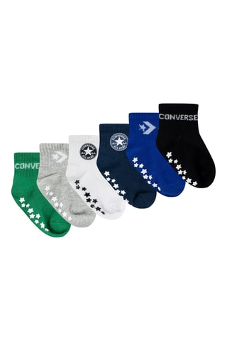 6 paires de chaussettes - Vert et blanc