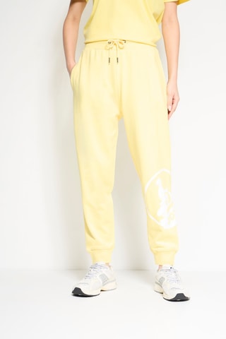 Organische Katoenen Joggingbroek Soledad Logo - Geel 