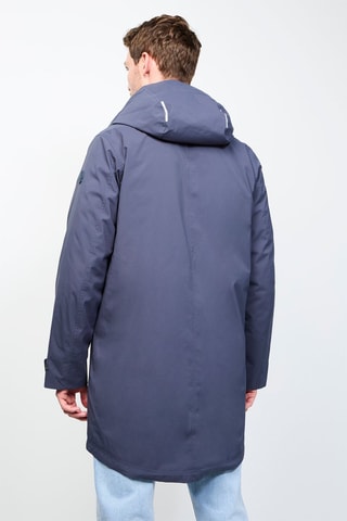 Parka met Capuchon Gobi - Marineblauw en Indigoblauw