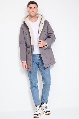 Parka met Capuchon Toundra - Antraciet