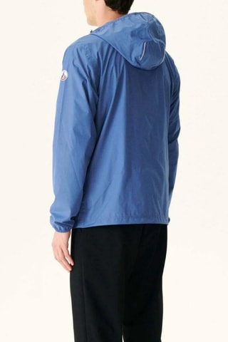 Windjack met Capuchon Manille - Blauw