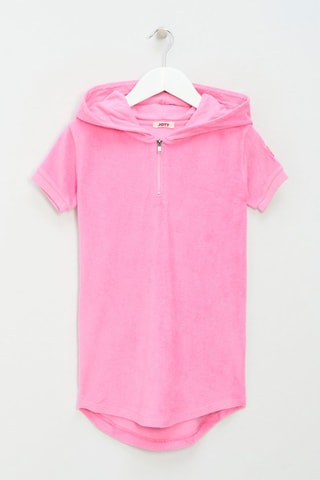 Rechte Jurk met Capuchon Meg - Roze
