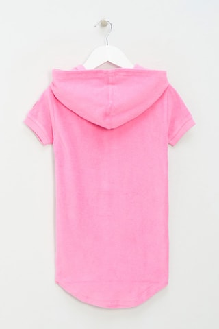 Rechte Jurk met Capuchon Meg - Roze