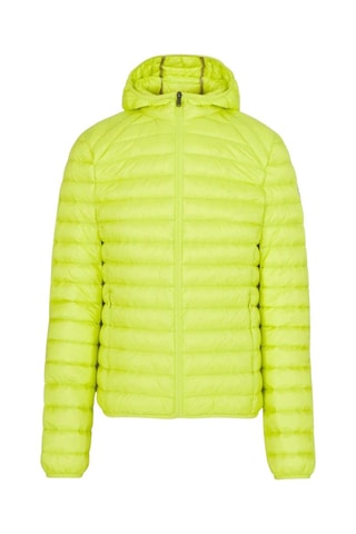 Gewatteerde Jas Slim Fit met Capuchon Nico - Limoengroen