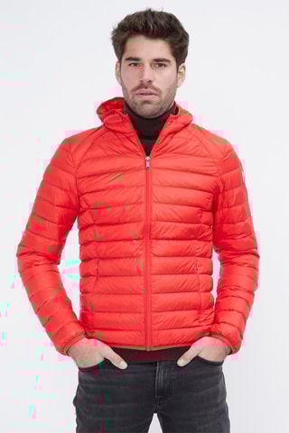 Gewatteerde Jas met Capuchon Nico - Rood