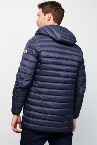 Gewatteerde Jas met Capuchon Luc - Marineblauw