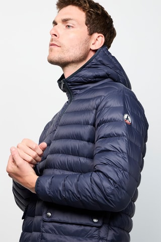 Gewatteerde Jas met Capuchon Luc - Marineblauw