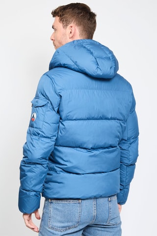 Gewatteerde Jas met Capuchon Toledo - Blauw