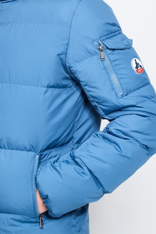 Gewatteerde Jas met Capuchon Toledo - Blauw