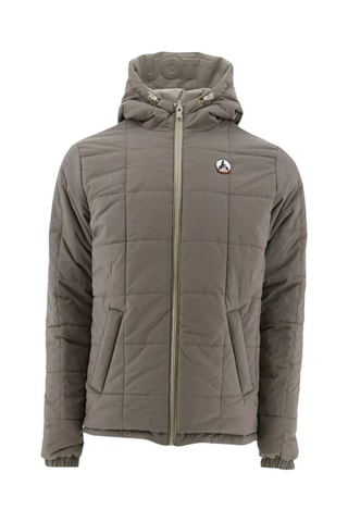Dubbelzijdige Gewatteerd Jasje met Capuchon Vigo - Taupe en Beige