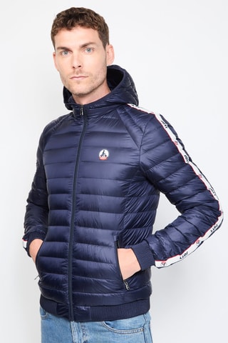 Gewatteerde Jas met Capuchon Colin - Marineblauw