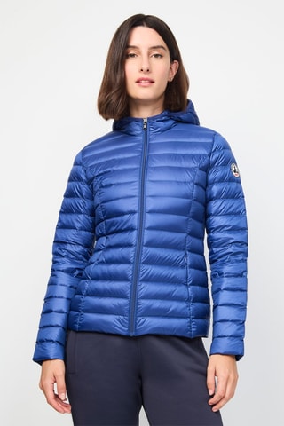 Gewatteerde Jas met Capuchon Cloe - Donkerblauw
