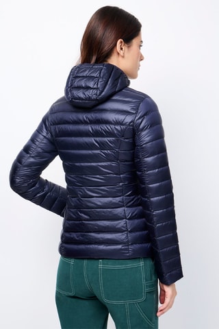 Gewatteerde Jas met Capuchon Cloe - Marineblauw