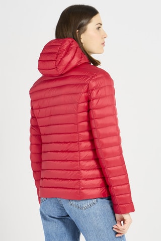 Gewatteerde Jas met Capuchon Cloe - Rood