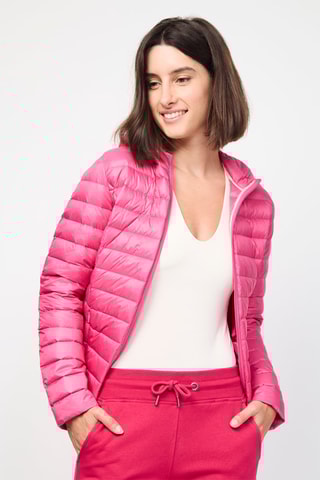 Gewatteerde Jas met Capuchon Cloe - Roze