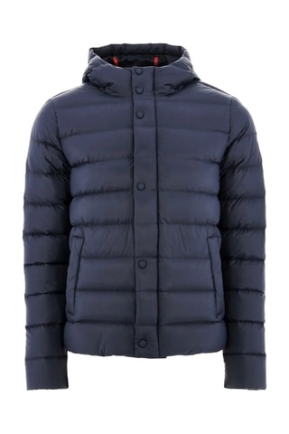 Gewatteerde Jas met Capuchon Jane - Marineblauw