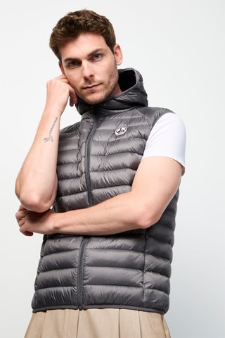 Bodywarmer met Capuchon Pat - Antraciet