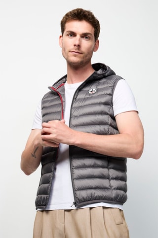 Bodywarmer met Capuchon Pat - Antraciet