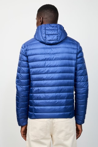 Gewatteerde Jas met Capuchon Nico - Marineblauw