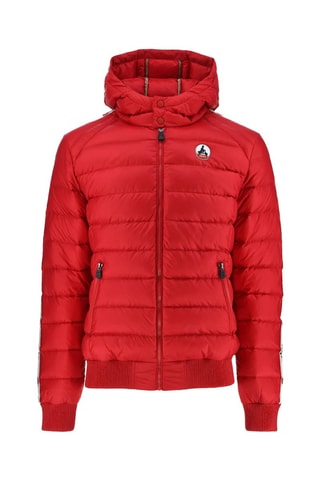 Gewatteerde Jas met Capuchon Ankara - Rood