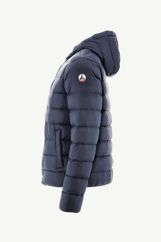 Gewatteerde Jas met Capuchon Jorge - Marineblauw