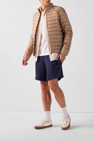 Gewatteerde Jas Mat - Beige