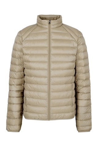 Gewatteerde Jas Mat - Beige