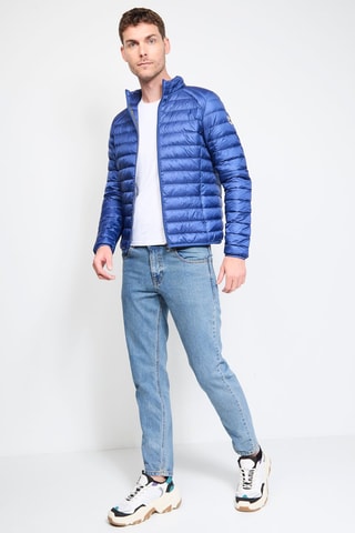 Gewatteerde Jas Mat - Donkerblauw